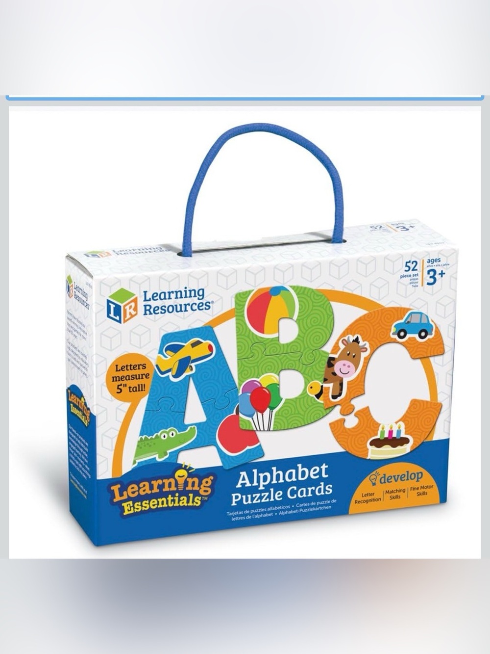 Learning Resources Alphabet Puzzle Cards 52pcs ⭐️⭐️EUC⭐️⭐️